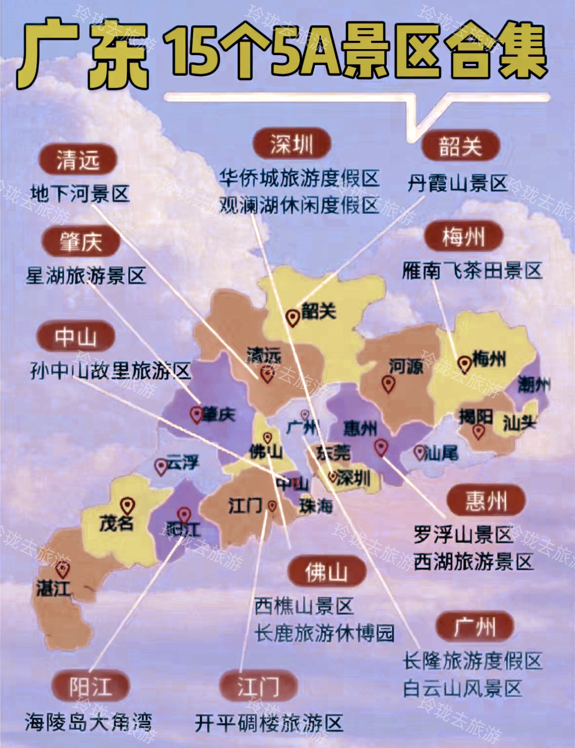 广东省各个县市旅游探秘