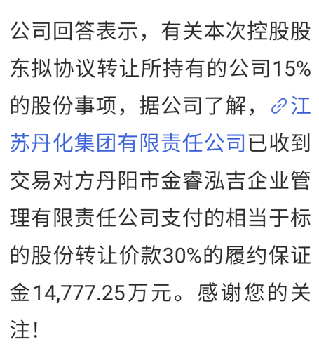 江苏丹化科技，深度解析其表现与前景